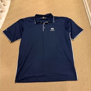 Bandon Dunes Antigua Golf Short Sleeve Polo Shirt (Men’s Size Large)